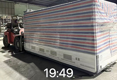Hydraulic Plastic Cup Thermoforming Machine ship to Thailand